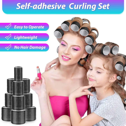 Transform Your Look with Our 48-Piece Heatless Hair Curlers & Clips Set - Perfect for All Hair Types!
