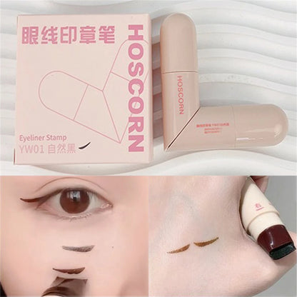 Revolutionary Waterproof Double-Wing Eyeliner Stamp - Effortless, Long-Lasting Makeup for Beginners and Busy Lifestyles