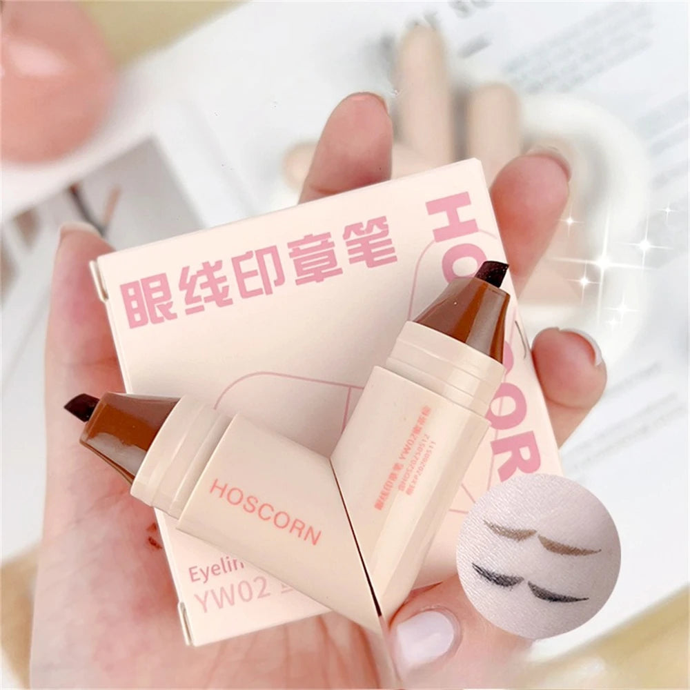 Revolutionary Waterproof Double-Wing Eyeliner Stamp - Effortless, Long-Lasting Makeup for Beginners and Busy Lifestyles