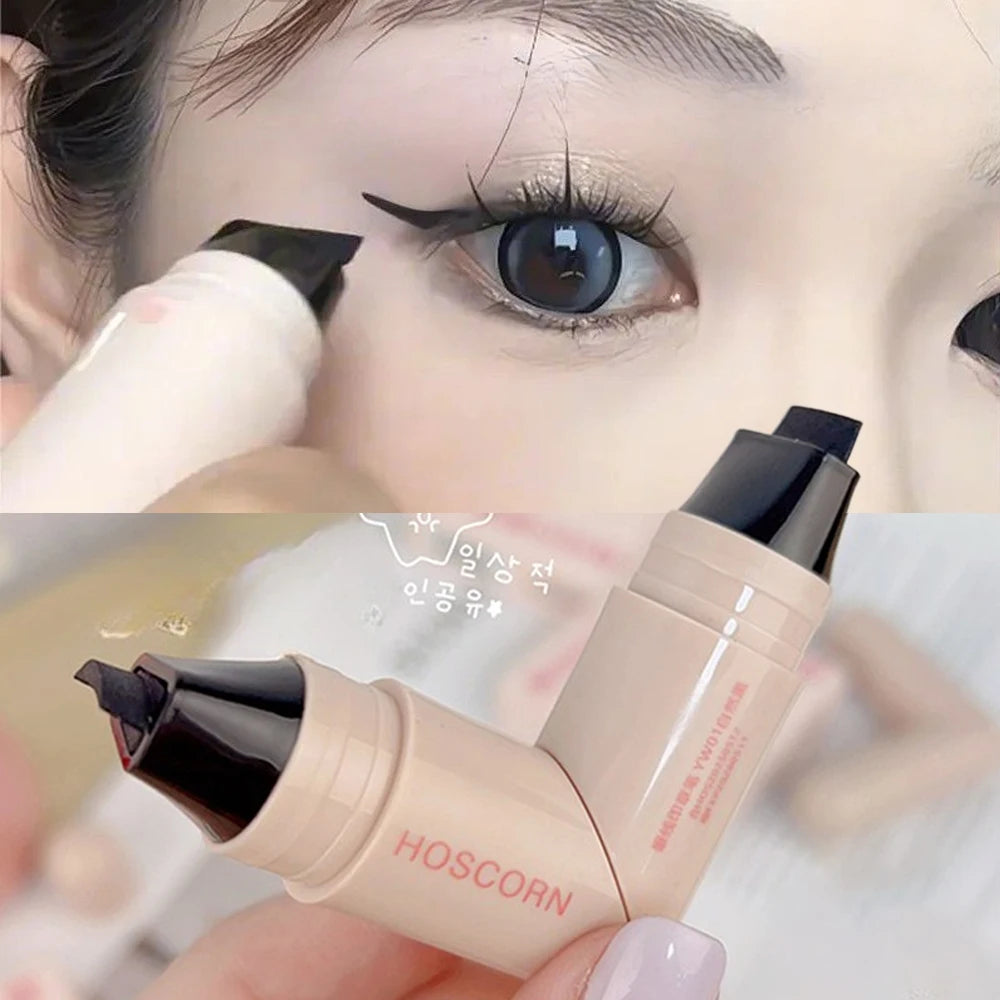 Revolutionary Waterproof Double-Wing Eyeliner Stamp - Effortless, Long-Lasting Makeup for Beginners and Busy Lifestyles